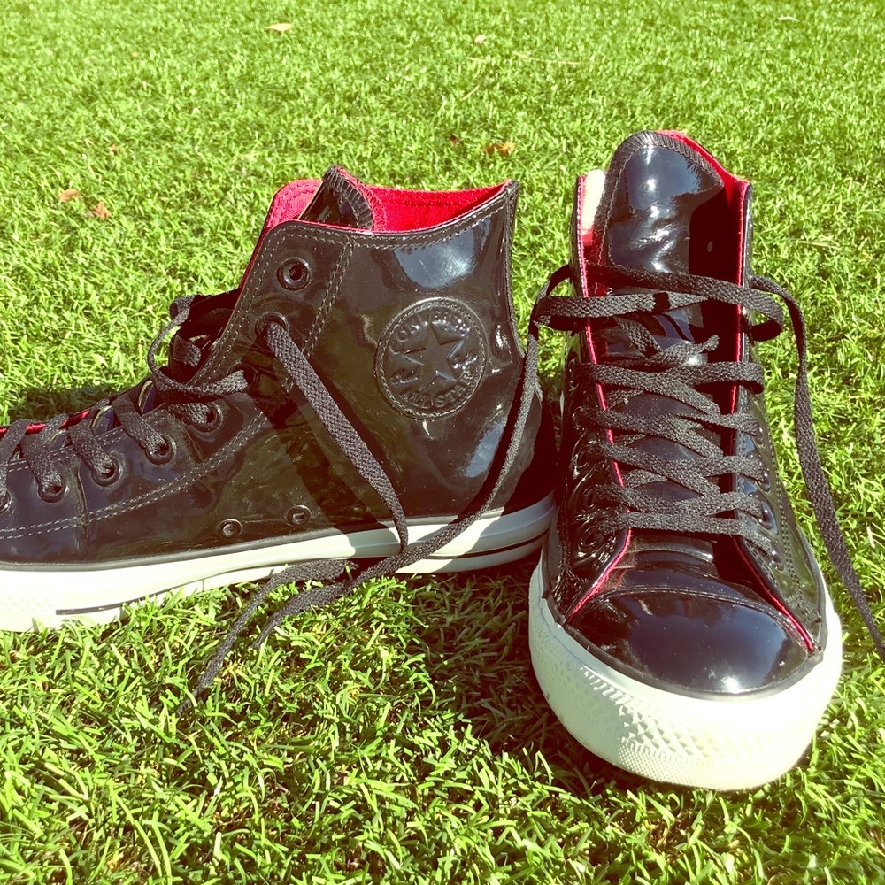 Patent leather Chuck’s